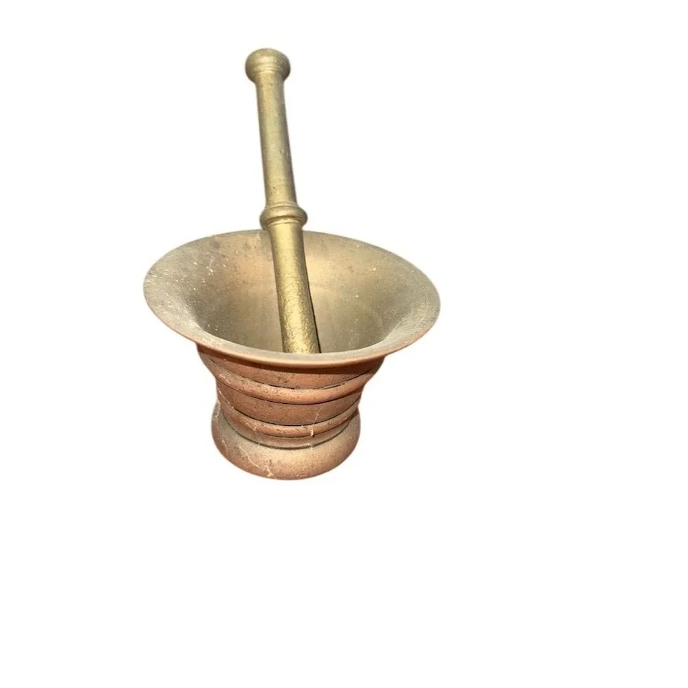 Antique Bronze Mortar and Pestle‎ Apothecary Tool Pre-1930 timeless apothecary